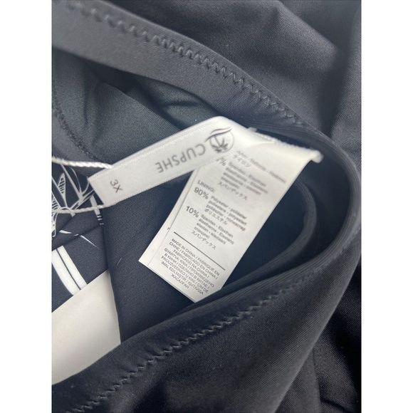 Cupshe Floral Twist Front Wrap‎ Bikini Bottoms Black NWT SIZE 3XL - Picture 5 of 8